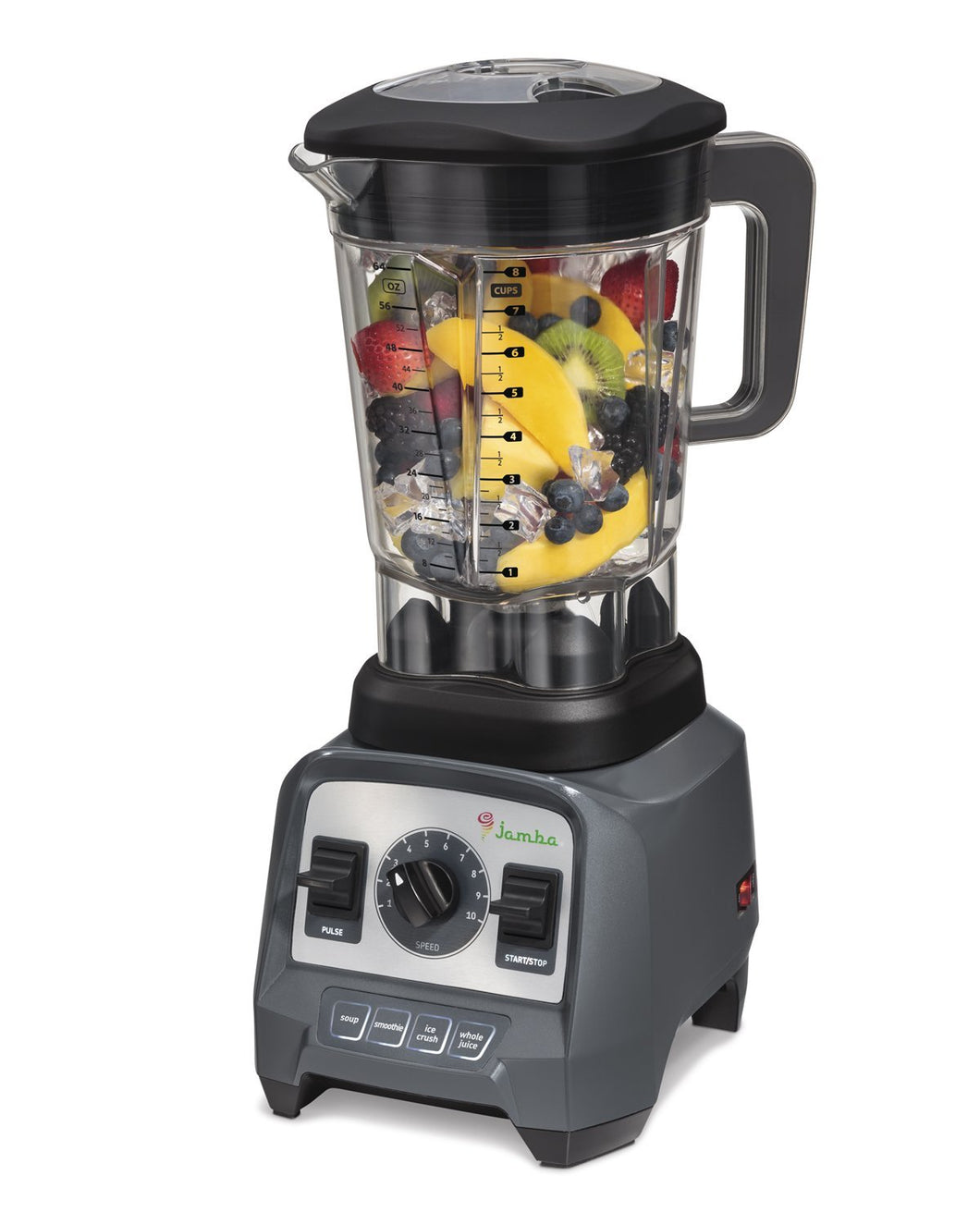 Jamba Appliances 2.4 hp Blender with 64 oz Jar, Grey (58910)